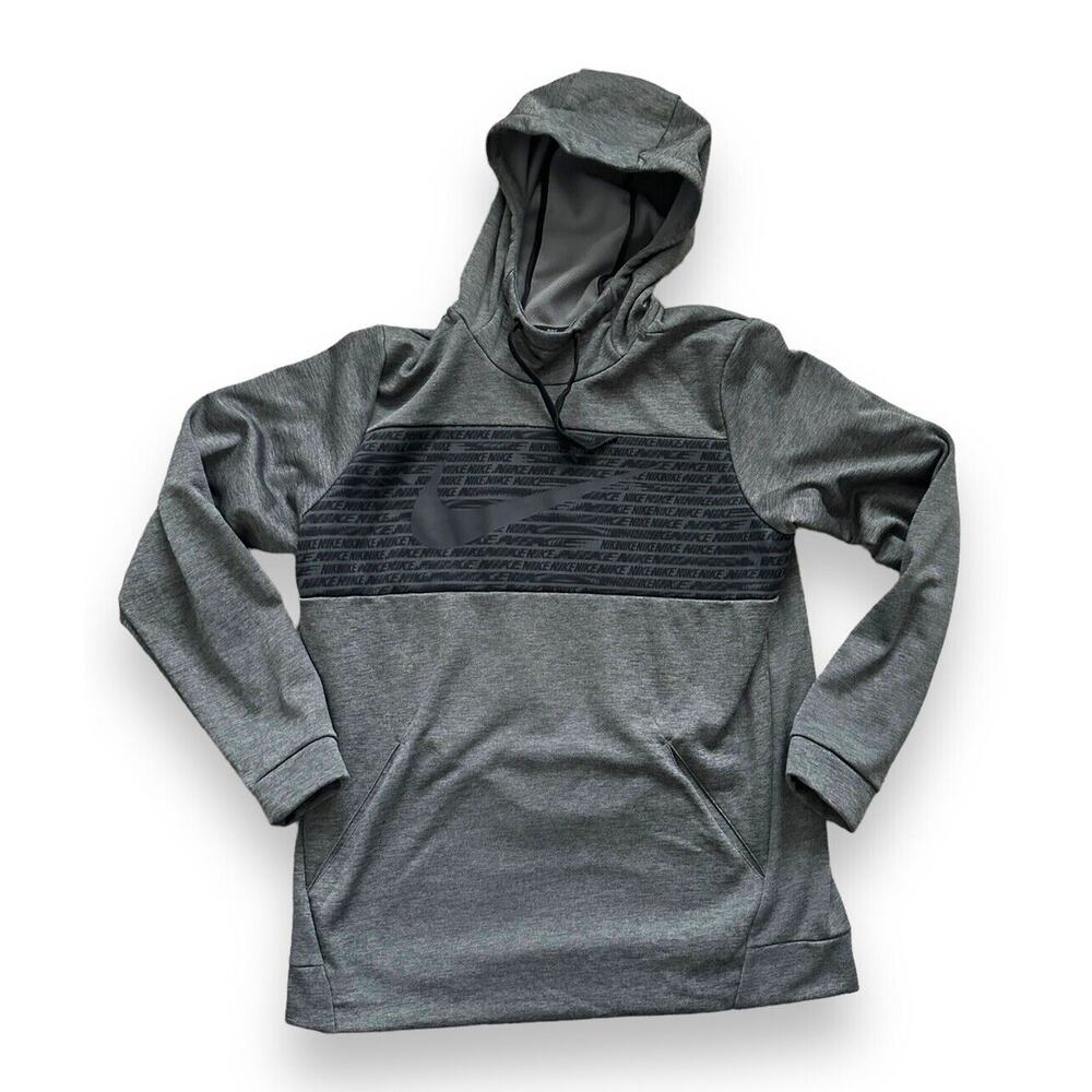 Nike Dri-Fit Men's Charcoal Hoodie Size Large